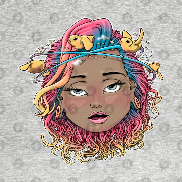 Reva Prisma knocked out face emoji by Mei.illustration